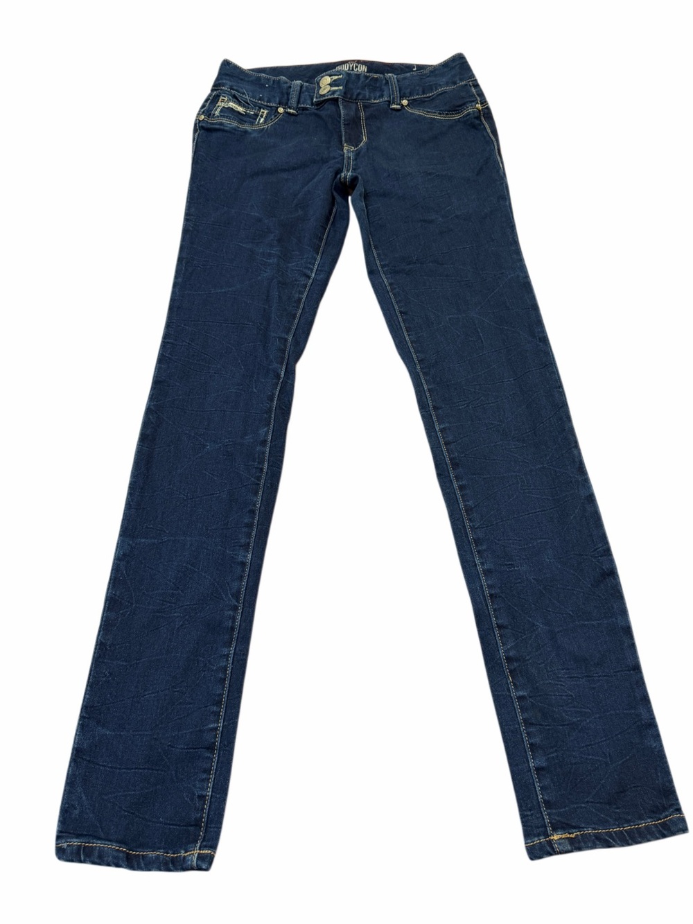 Amethyst Jeans Women's Dark Indigo Straight-Leg Jeans